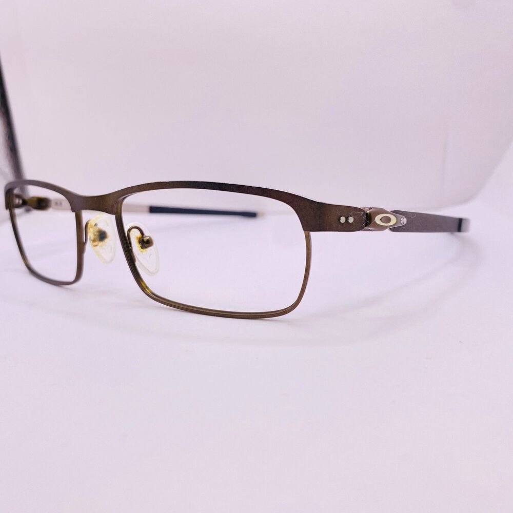 Oakley Tincup Eyeglasses Frames OX3184-0252 Powder Pewter 52-17-135 Authentic